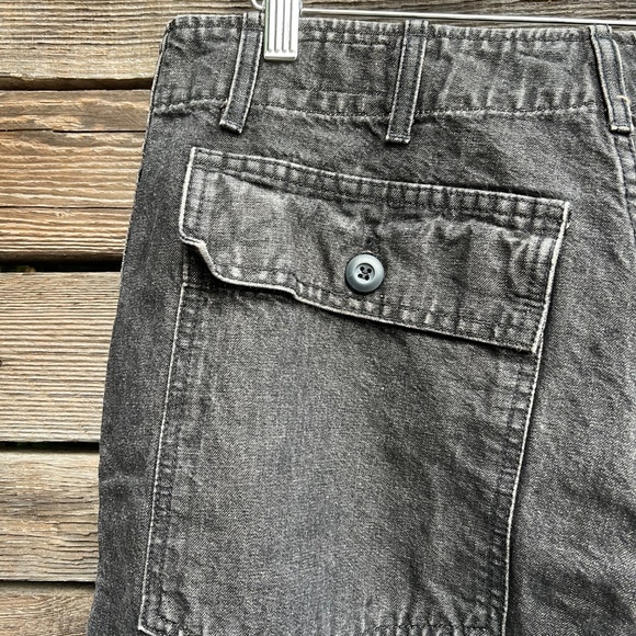 Imogen + Willie - Blake military trouser in washed black denim - Size W32 L26 - Picture 10 of 12